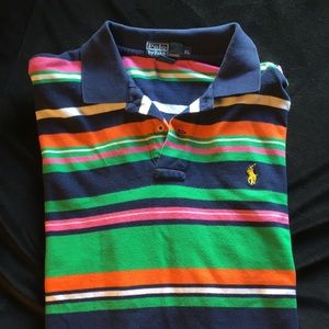 Vtg Polo Ralph Lauren men’s XL bright stripes